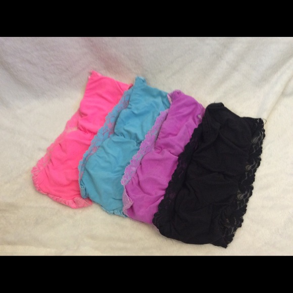 FREE W/BUNDLE/ 2 for $10/ 4 for $18 Stretch lace bandeau bralette TURQUOISE - Picture 7 of 7